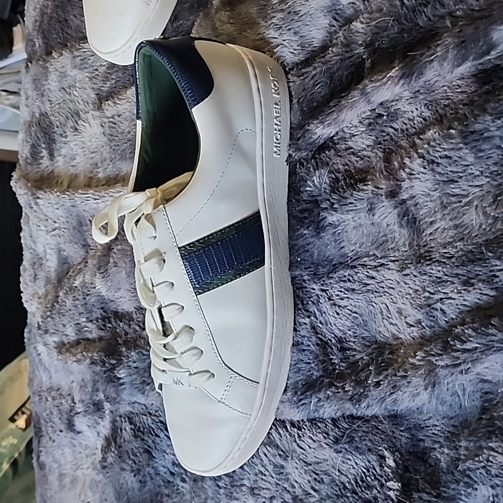 Michael Kors Irving Stripe Lace Up Sneakers